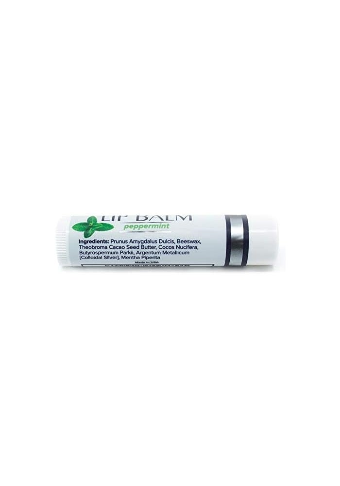 Silver Miracles Colloidal Silver Lip Balm - 3 Pack with Peppermint Flavor - Image 4